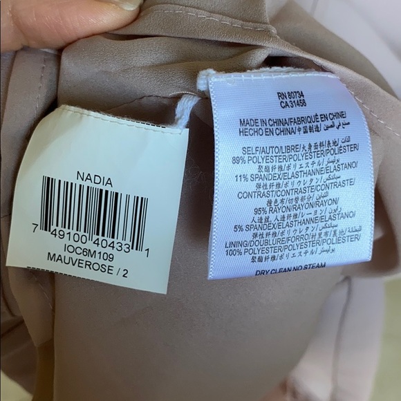 Mauve BCBG Dress Pockets - Picture 7 of 8